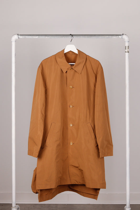 Undercover SS20 'Steel Collar 3D Zip Pocket' Trench Coat Duck Brown (2020)