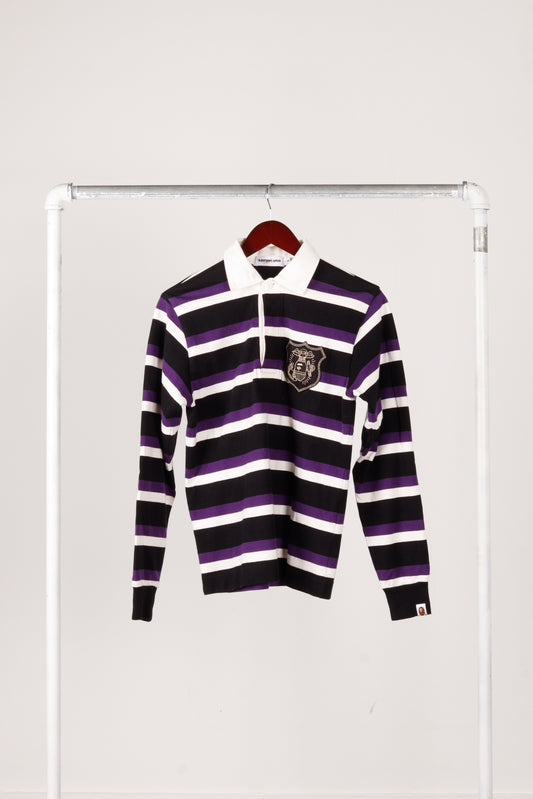 A Bathing Ape/BAPE 2010's 'Baby Milo Anchor Crest Logo' Rugby Shirt