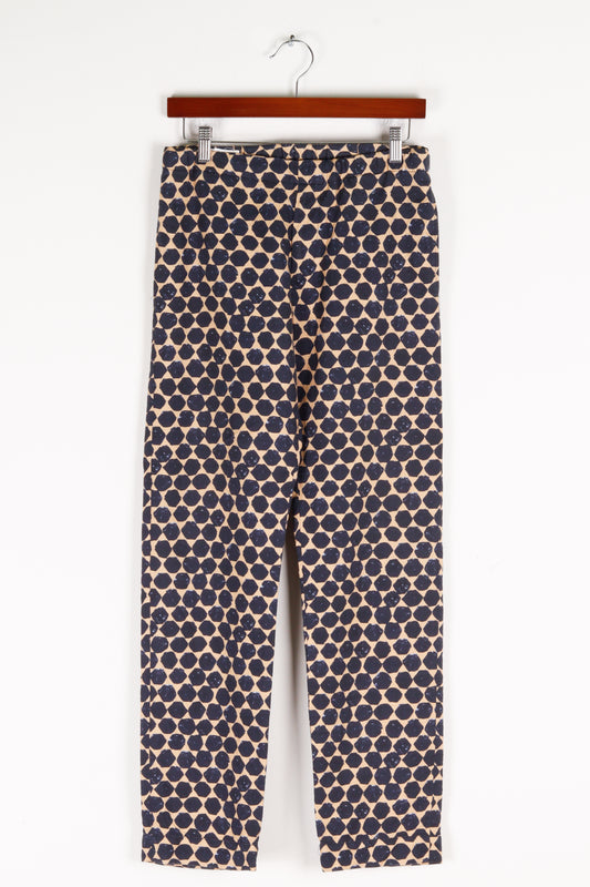 Dries Van Noten Womens 'Abstract Geometric Dots Print' Lounge Pants