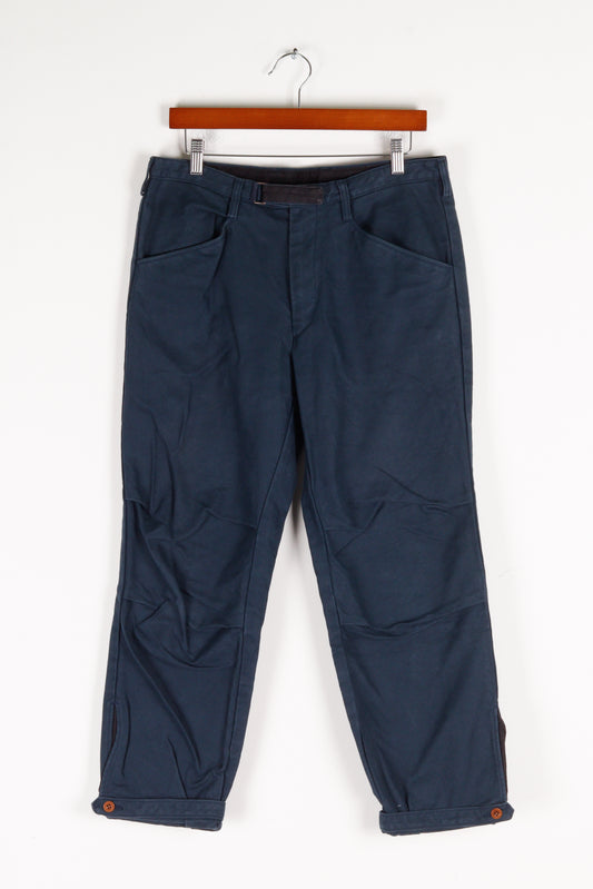 Kolor FW11 'Button Cuffed Cropped Work' Pant Navy (2011)