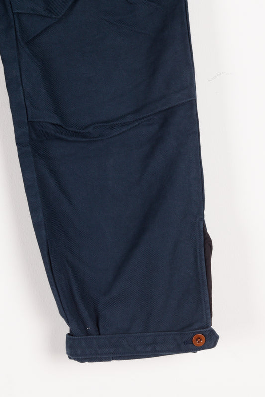 Kolor FW11 'Button Cuffed Cropped Work' Pant Navy (2011)