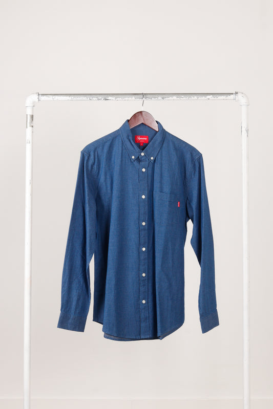 Supreme SS11 'Denim' Oxford Shirt Indigo (2011)
