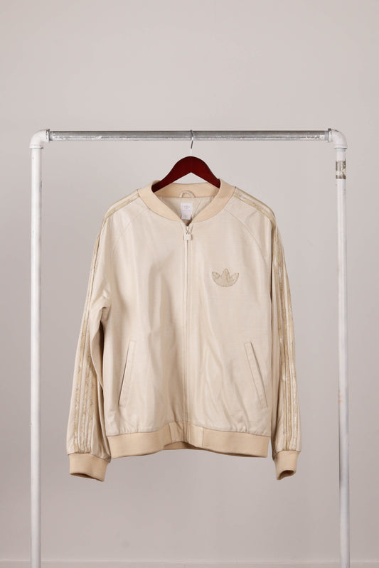Vintage 2005 adidas 'Original Snakeskin Leather' Track Suit Jacket