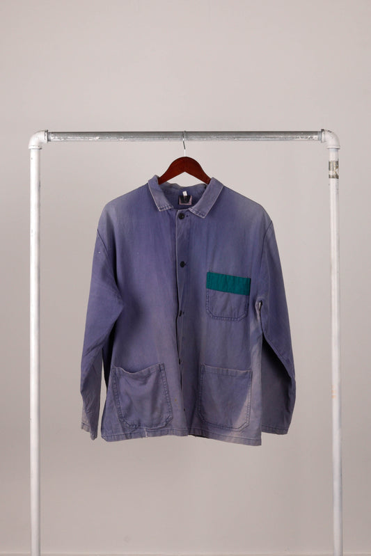 Vintage 70's ASCRA 'French' Chore Jacket Indigo