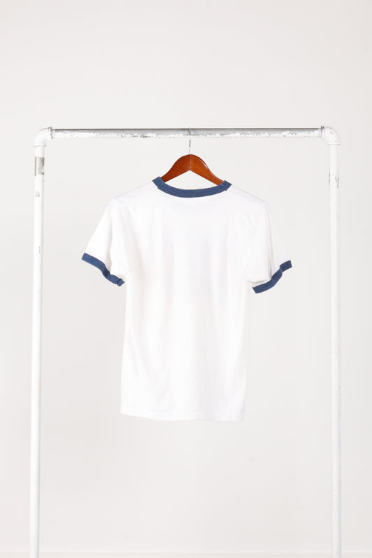 Vintage 1986 Chicago Bears 'The Refrigerator Monster Of The Midway' Ringer T-Shirt
