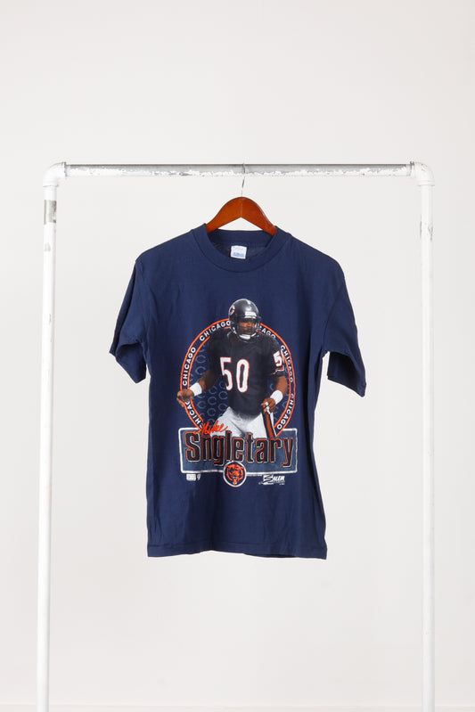 Vintage 1990 Chicago Bears 'Mike Singletary Graphic' T-Shirt