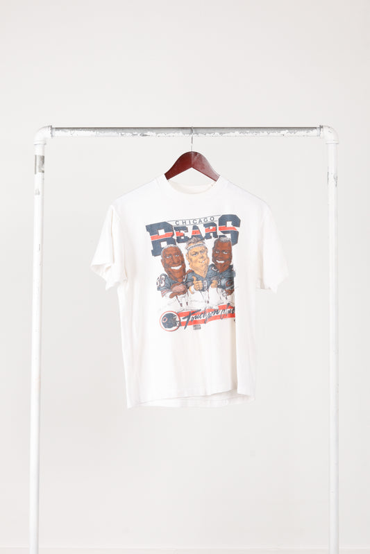 Vintage 1987 Chicago Bears 'Touchdown Club Caricature' T-Shirt