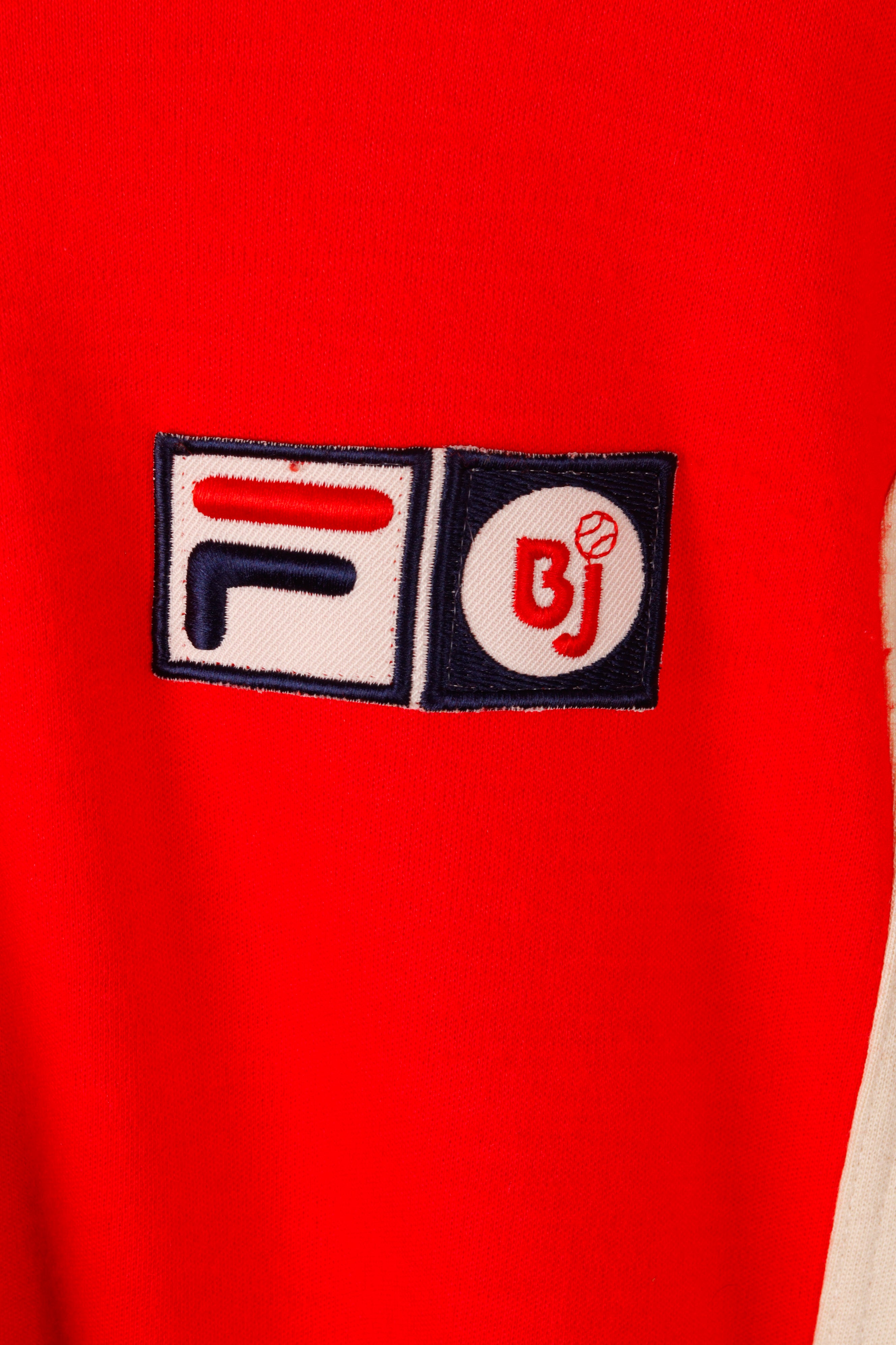 Vintage 70's Fila 'Björn Borg Settanta' Track Top Red
