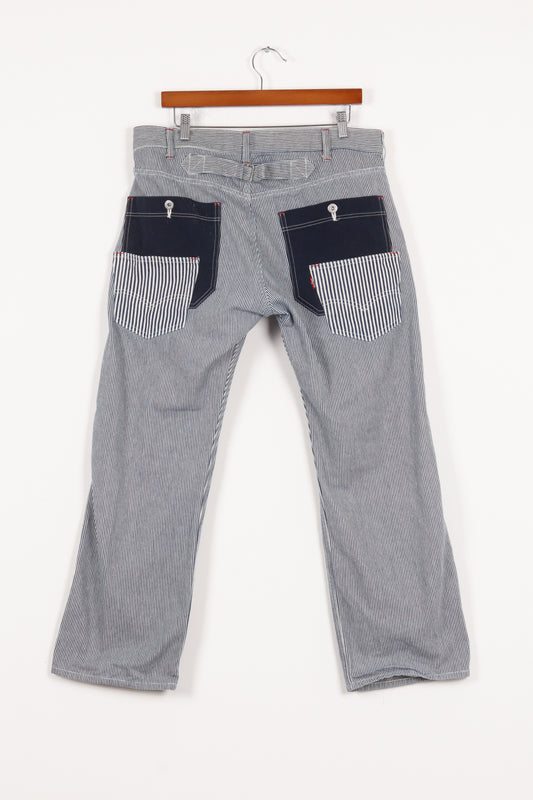 Comme des Garçons Junya Watanabe x Levi's AW17 'Striped Double Pocket' Denim (2017)
