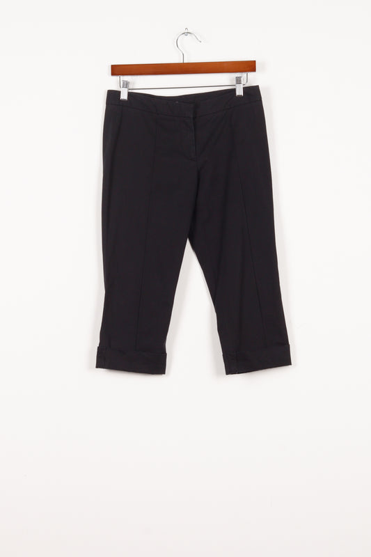 Miu Miu SS06 'Pleated Capri' Pants Black (2006)