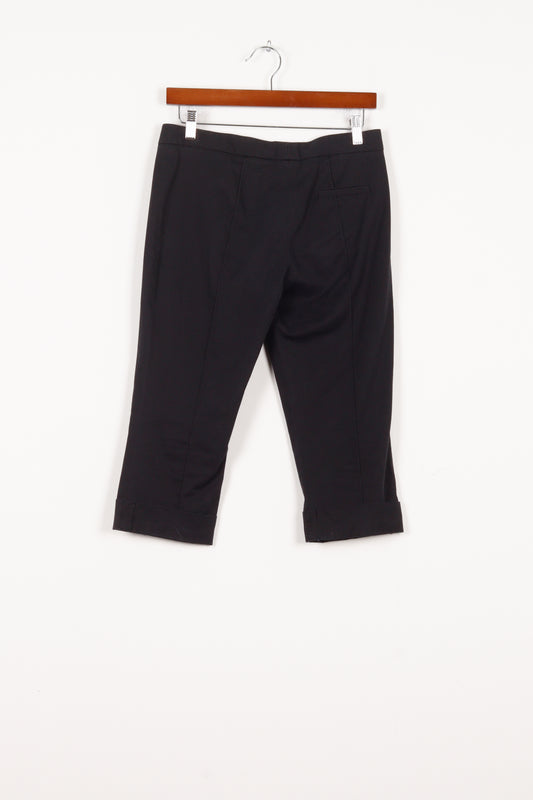 Miu Miu SS06 'Pleated Capri' Pants Black (2006)