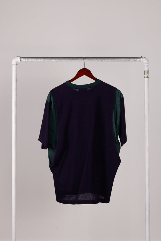 Kolor SS15 'Color Block Paper Textured' T-Shirt Top (2015)