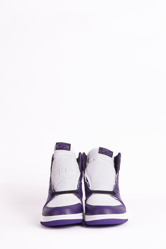 Nike Air Jordan 1 High 'Court Purple White' (2020) (Y)