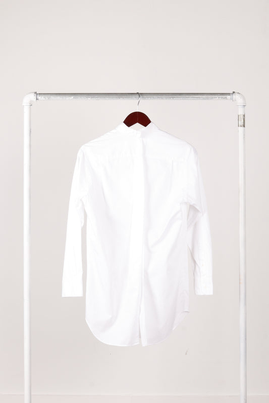 Comme des Garçons Junya Watanabe SS17 'Back Slit' Poplin Oxford Shirt White (2017)