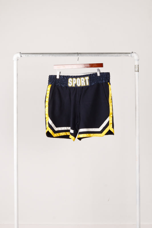 Dolce & Gabbana 2000's 'Satin Trim Sport' Boxing Shorts Black