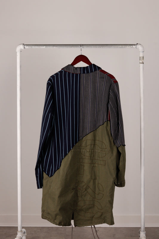 Greg Lauren SS20 '50/50 Artist' Long Coat (2020)
