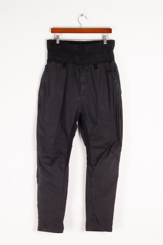 Stone Island Shadow Project FW19 'Garment Dyed Extended Waist' Pants Black (2019)