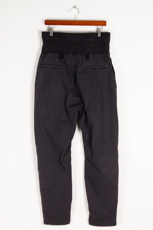 Stone Island Shadow Project FW19 'Garment Dyed Extended Waist' Pants Black (2019)
