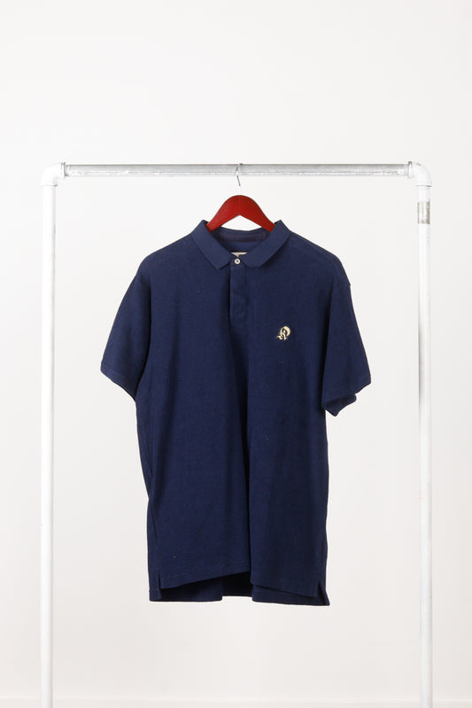 Kith SS18 'Regal Terry Cloth' S/S Polo Shirt Navy (2018)