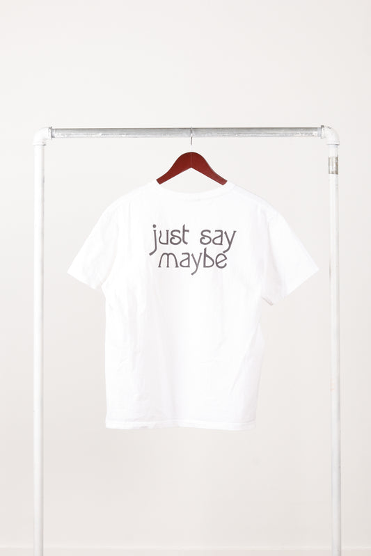 Vintage 2000's Smashing Pumpkins 'Just Say Maybe' T-Shirt White