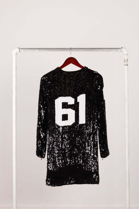 Tom Ford AW14 Runway 'Sequin No. 61 Jersey' Dress Black (2014)