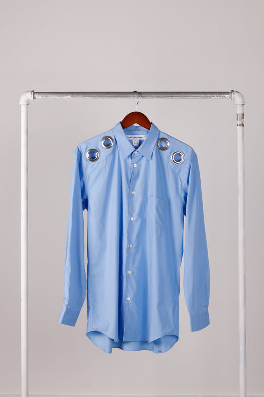 Comme des Garçons SHIRT FW22 'Giant Eyelet' Shirt Blue (2022)