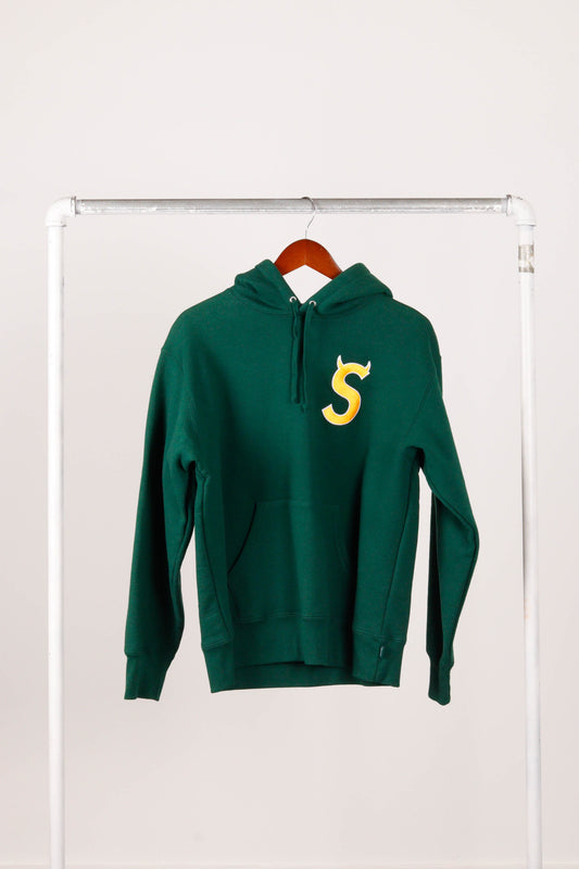 Supreme FW22 'S Logo' Hooded Sweatshirt Dark Green (2022)