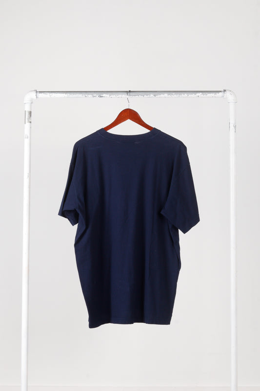 Vintage 1990's Fila Jeans 'Italia' T-Shirt Navy