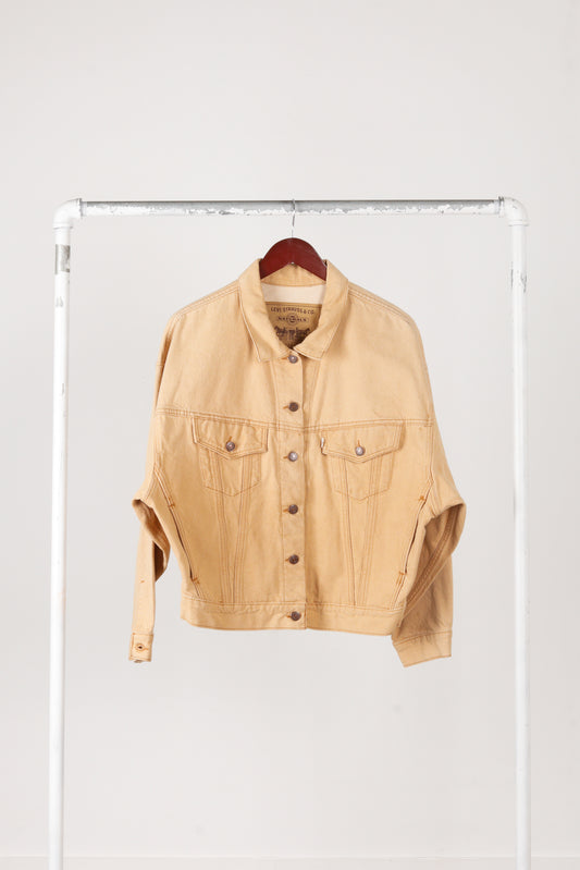 Vintage 90's Levi's 'Naturals' Denim Jacket Tan