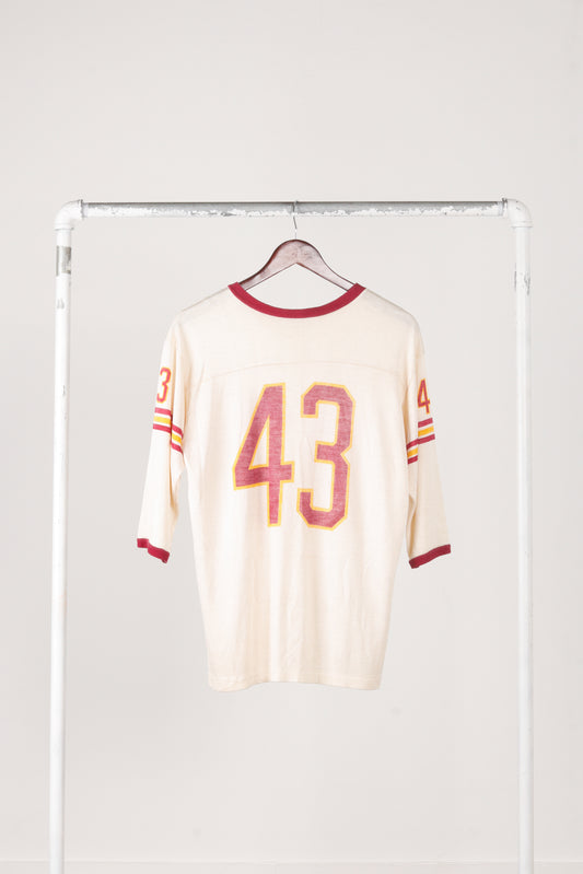 Vintage 50's Allison '43' Football Raglan 3/4 Sleeve Shirt