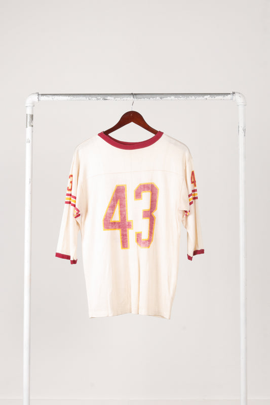 Vintage 50's Allison '43' Football Raglan 3/4 Sleeve Shirt