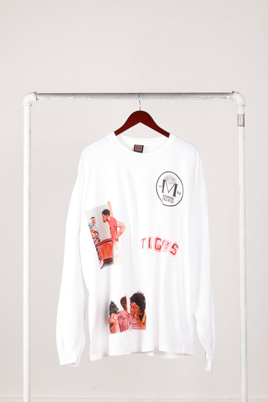 Jacob Rochester x Infinite Archives 'Mission' College L/S T-Shirt White