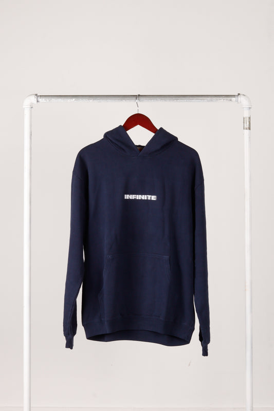 Sayre Gomez x Infinite Archives SS21 'Smiley' Hooded Sweatshirt Navy (2021)
