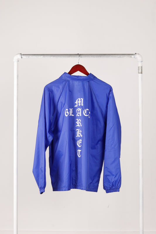 Chinatown Market x 6lack 'Tour Merch' Coach Jacket Blue (2021)