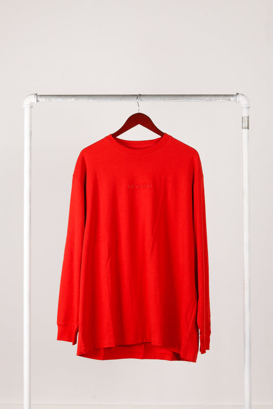 Nike Air Jordan Brand 'Wordmark' L/S T-Shirt Mystic Red (2021)