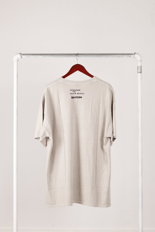 Infinite Archives x Ice Cream FW22 'Double Cream' T-Shirt Grey (2022)