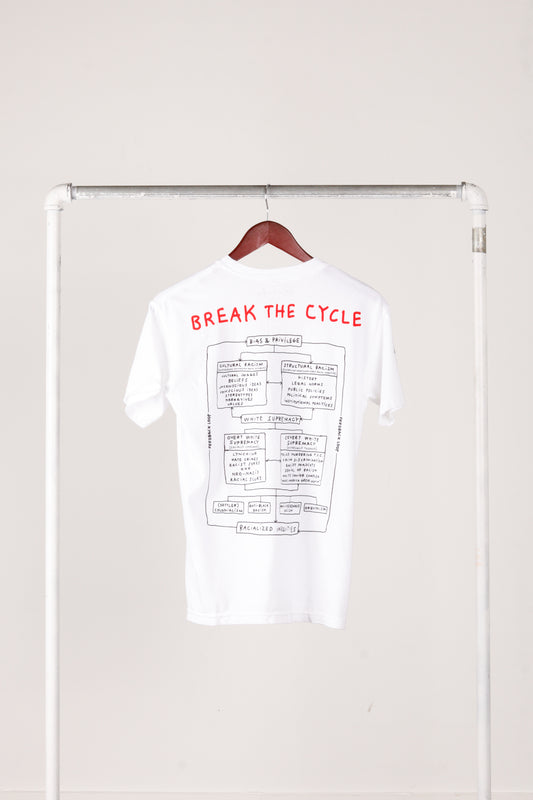 Tom Sachs x Infinite Archives FW20 'Bias & Privilege' T-Shirt White (2020)