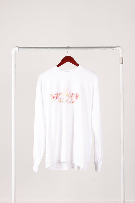Brandon Breaux x Infinite Archives FW19 'A Different World' L/S T-Shirt White (2019)