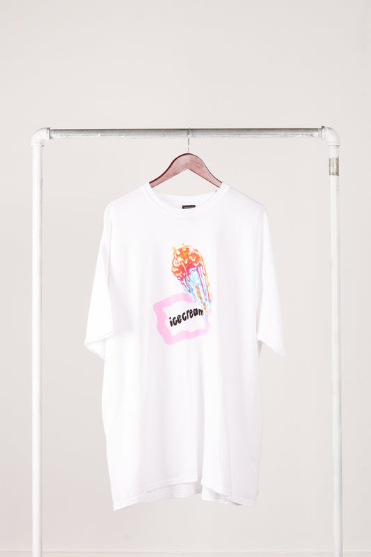 Infinite Archives x Ice Cream FW22 'Classic Cream' T-Shirt White (2022)