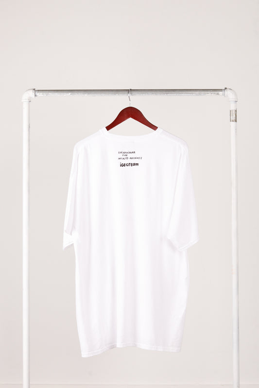 Infinite Archives x Ice Cream FW22 'Classic Cream' T-Shirt White (2022)