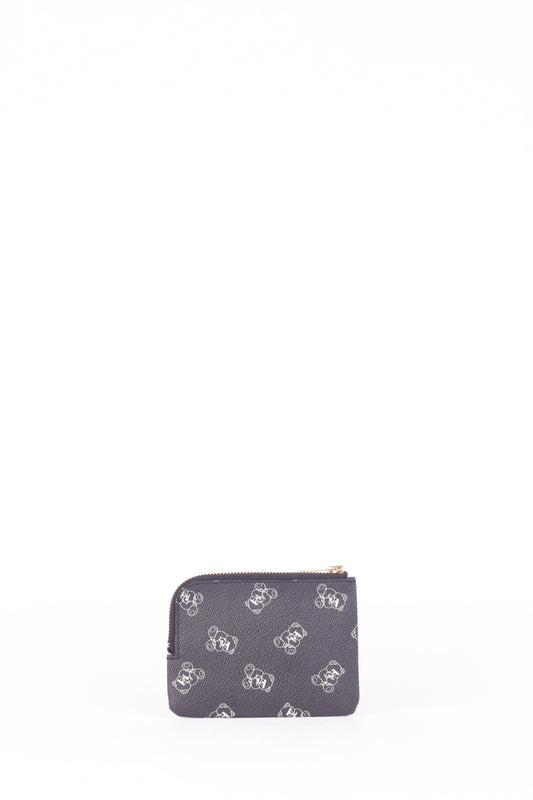 UNDERCOVER FW20 'UBEAR Faux Leather' Zip Up Wallet Black (2020)
