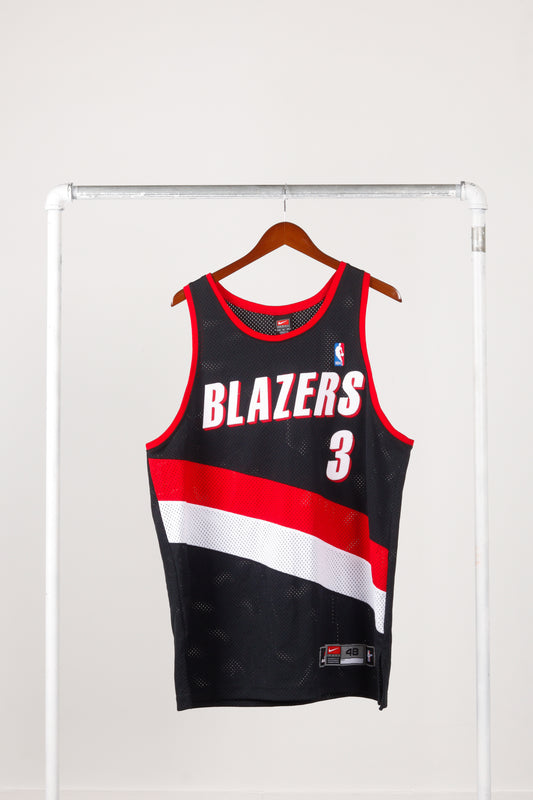 Vintage 2000's Nike 'Portland Trailblazers Damon Stoudamire Away' Authentic Jersey
