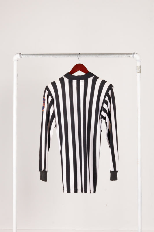 Vintage 50's Macgregor 'IHSA Official Referee' Striped L/S Knit Shirt