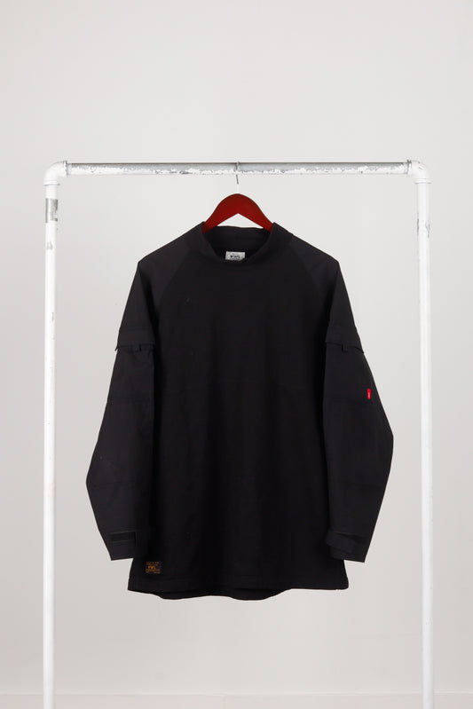 WTAPS FW17 'Tactical Mock Neck Ripstop' Pullover Black (2017)