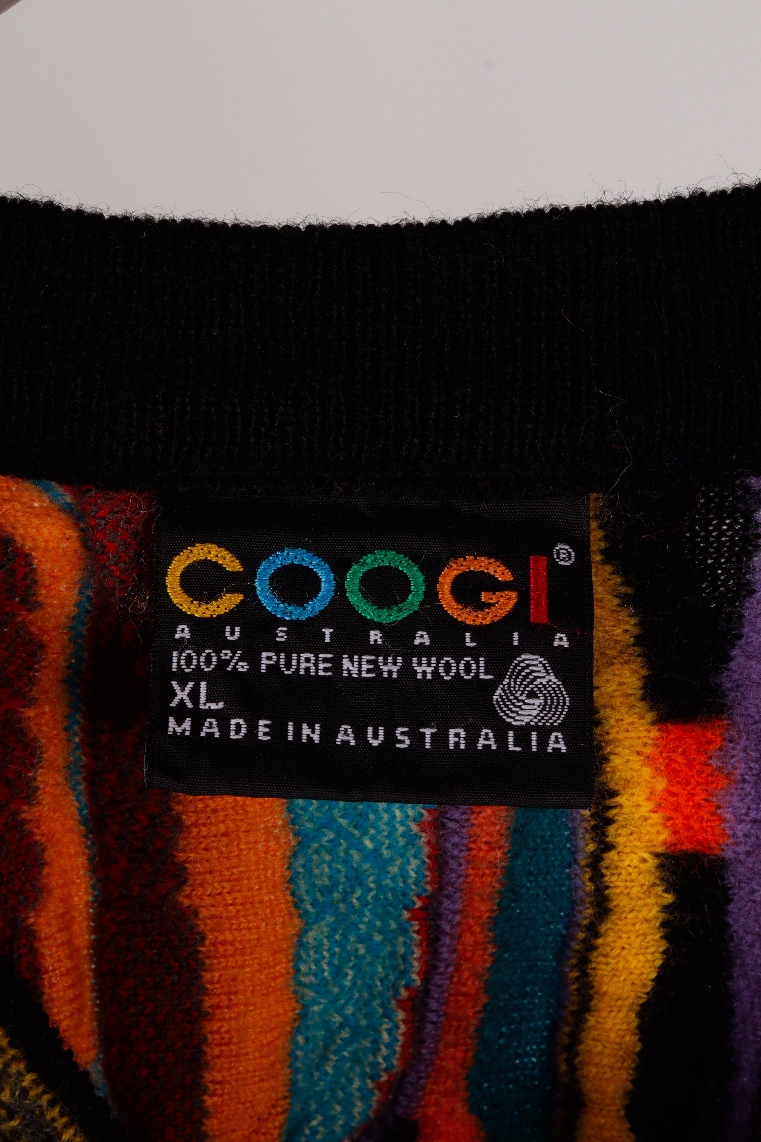 Vintage 90's Coogi 'Multi Pattern' Knit Sweater Multi thepopup.com Vintage 90's Coogi 'Multi Pattern' Knit Sweater Multi thepopup.com