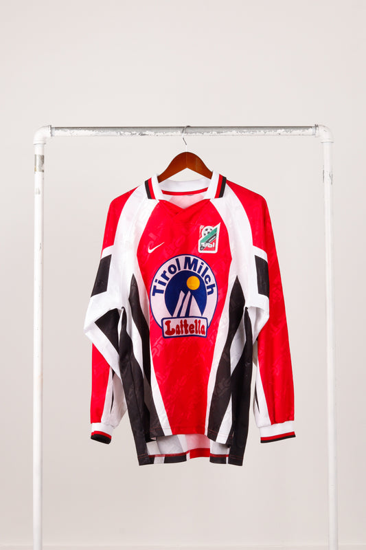 Nike Triol Innsbruck FC 1996-98 '#18' Home L/S Jersey Red