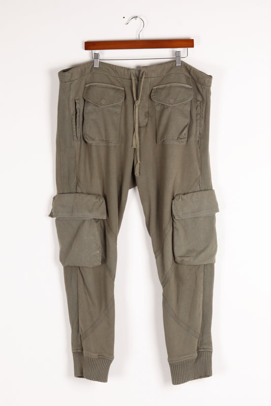 Greg Lauren SS21 'Utility' Sweatpants 'Military Green (2021)