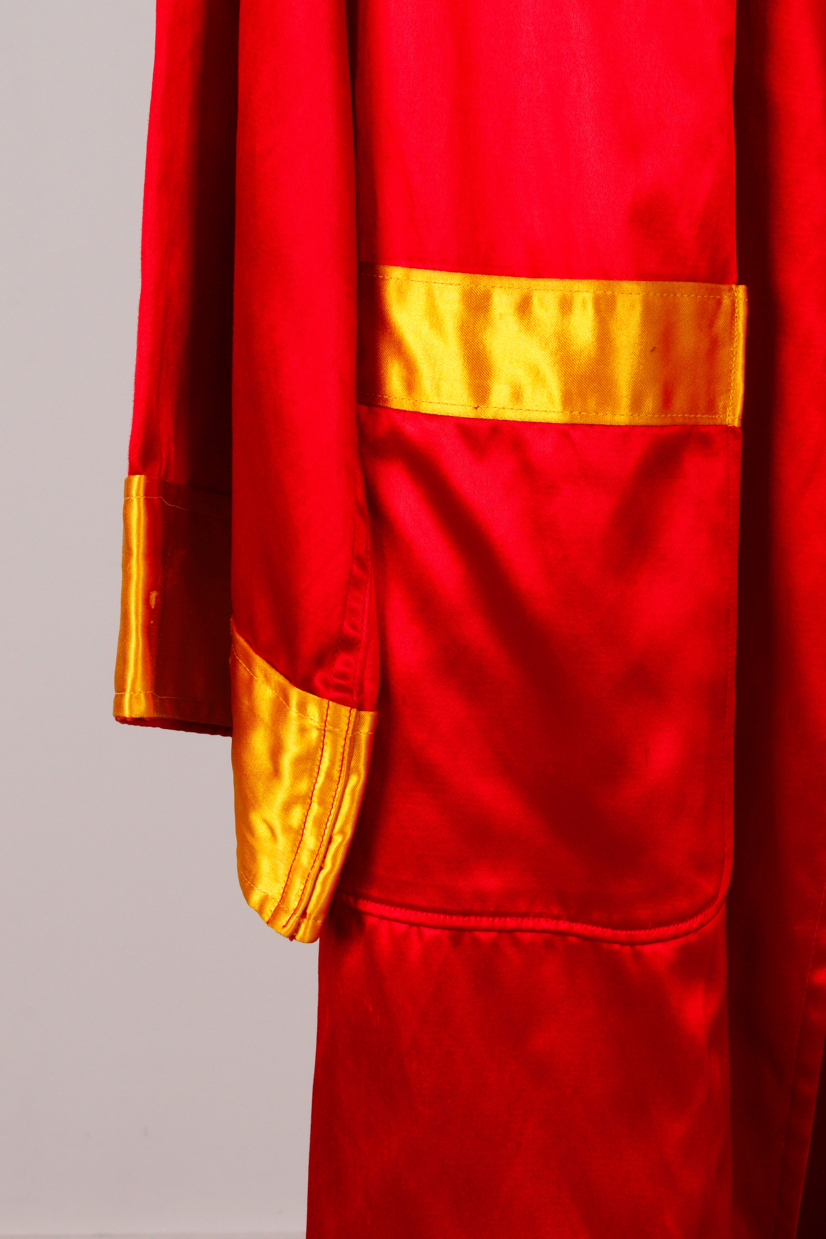 Vintage 60's USMC 'Marines Boxing Team' Satin Boxing Robe – thepopup.com