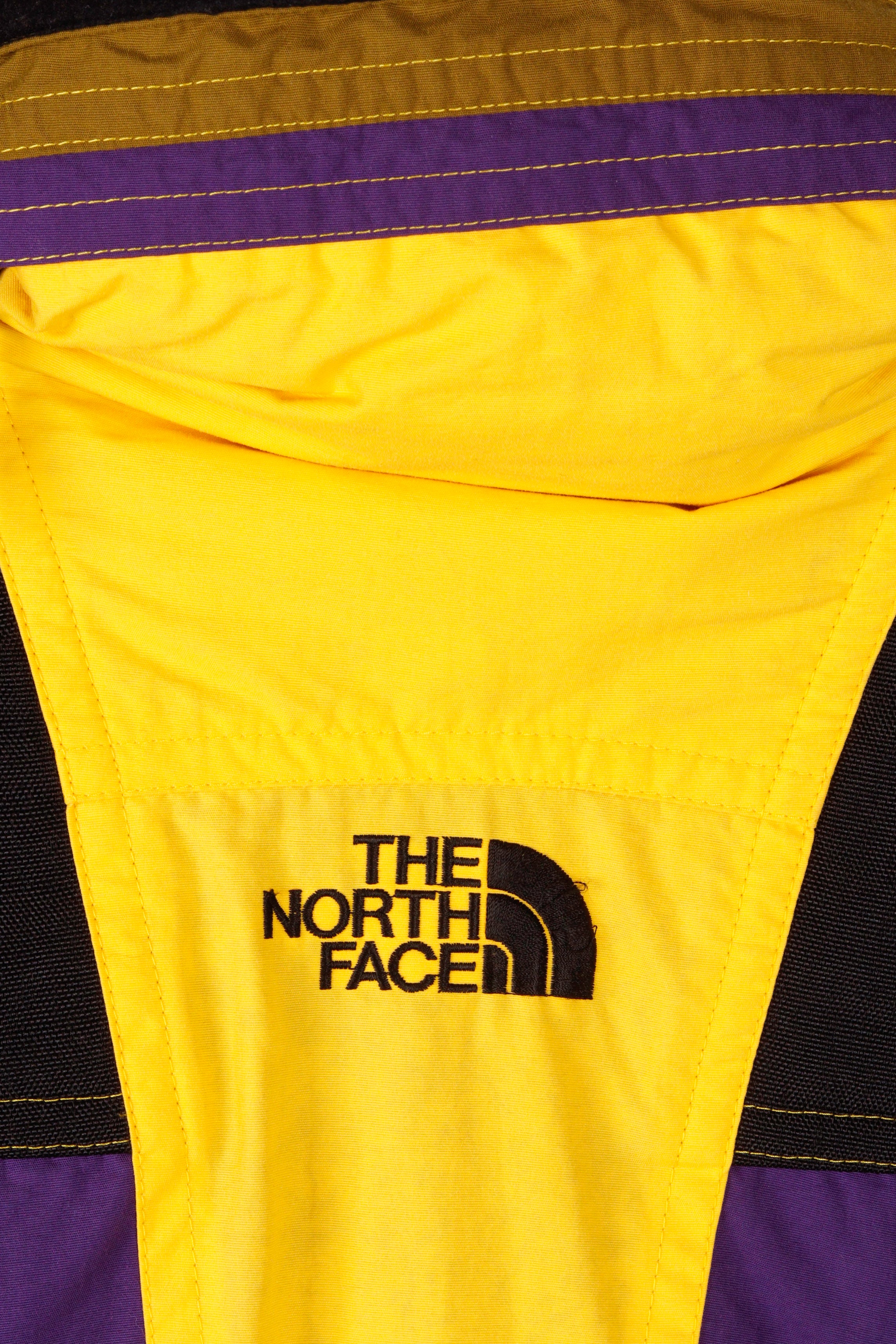 Vintage 90's The North Face 'Skiwear' Cargo Jacket Yellow