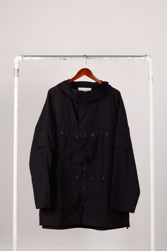 White Mountaineering SS22 'Multi Pocket Military' Jacket Black (2022)